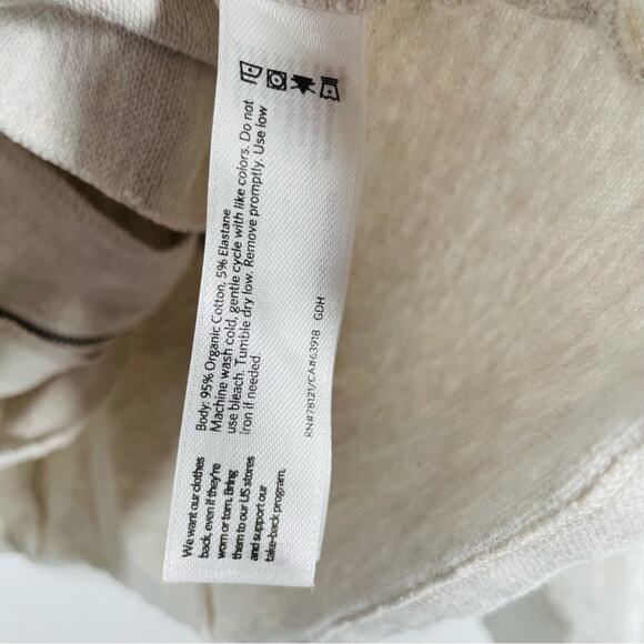 Eileen Fisher Maple Oat Organic Cotton Round Neck  Zip-up Jacket Small - Picture 4 of 9